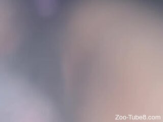 Amateur man lets the dog fuck his ass in nude zoophilia scenes